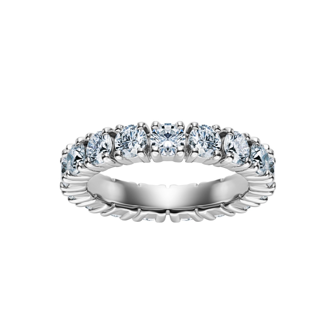 White Gold Eternity Ring With Diamonds