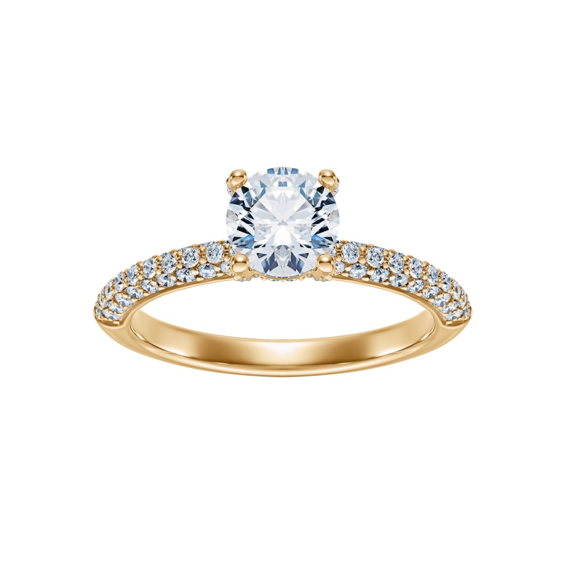 Yellow Gold Ring With Diamond