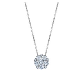 White Gold Necklace With Diamonds