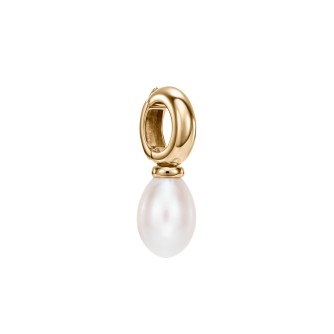 Yellow Gold Pendant With Pearl