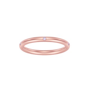 Rose Gold Ring With Diamonds