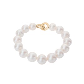 Edison Pearl Braclet In Yellow Gold