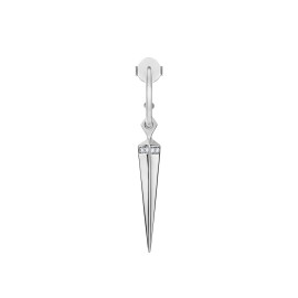 White Gold Spike Earring With Diamonds