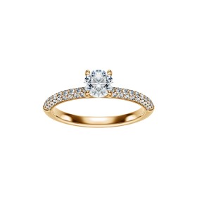 Yellow Gold Ring With 0,70 ct Diamond