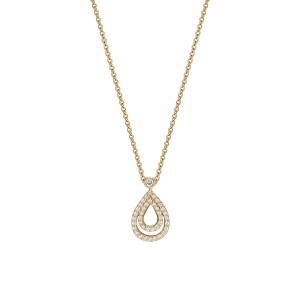 Yellow Gold Necklace With Diamonds