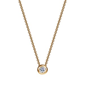 Yellow Gold Necklace With Diamond