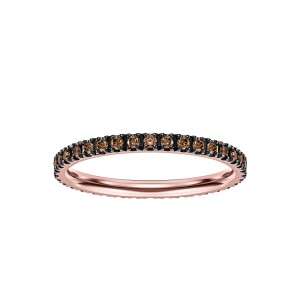 Rose Gold Ring With Fancy Brown Diamonds