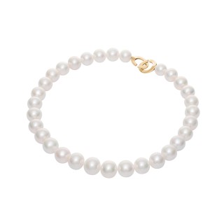 Edison Pearl Necklace In Yellow Gold