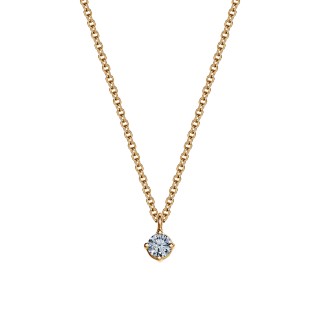 Yellow Gold Necklace With Diamond